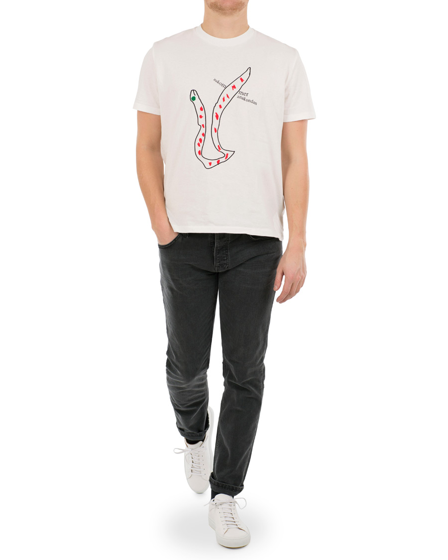 Herr | T-Shirts | Our Legacy | Box T-shirt Anaconda White