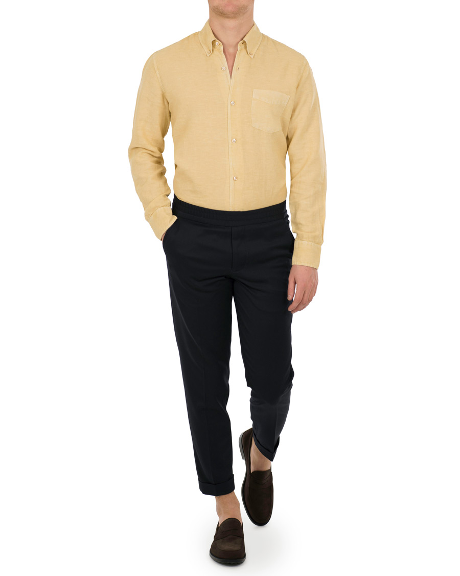 Herr | Skjortor | Our Legacy | Classic Shirt Cotton/Linen Fade Yellow