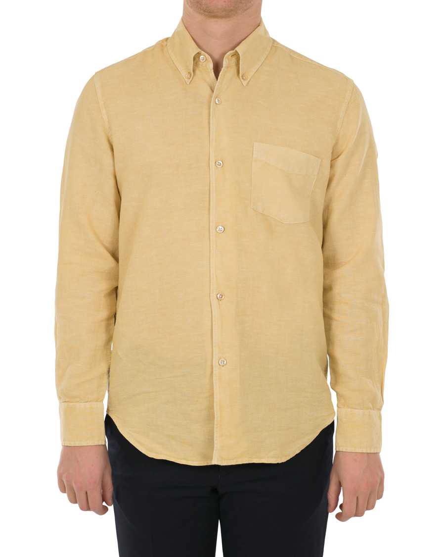 Herr | Skjortor | Our Legacy | Classic Shirt Cotton/Linen Fade Yellow