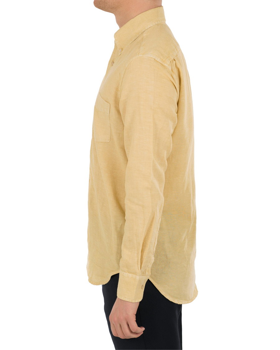 Herr | Skjortor | Our Legacy | Classic Shirt Cotton/Linen Fade Yellow