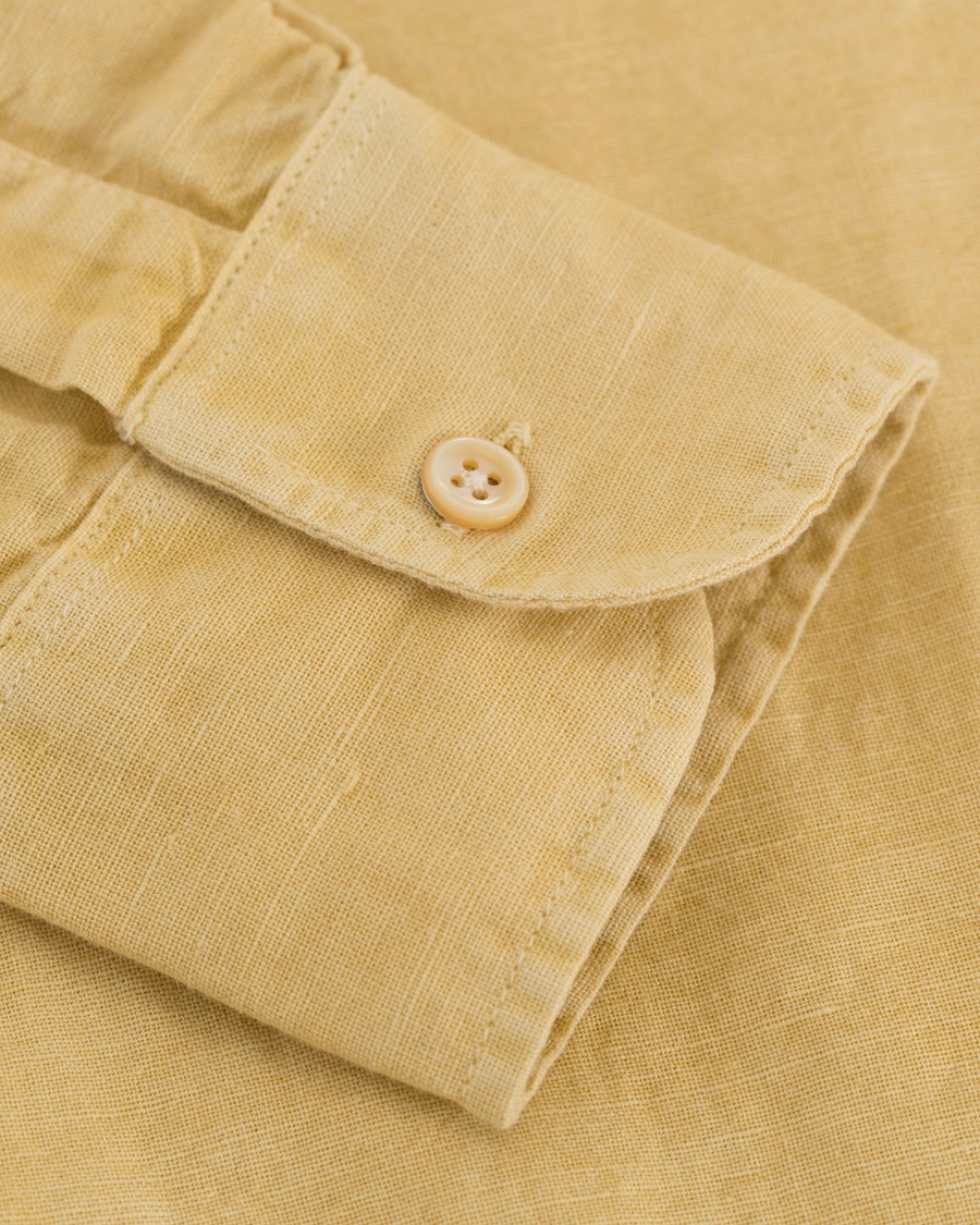Herr | Skjortor | Our Legacy | Classic Shirt Cotton/Linen Fade Yellow