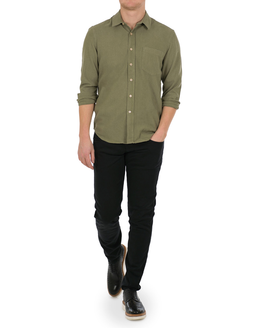Herr | Skjortor | Our Legacy | Classic Shirt Silk Light Olive