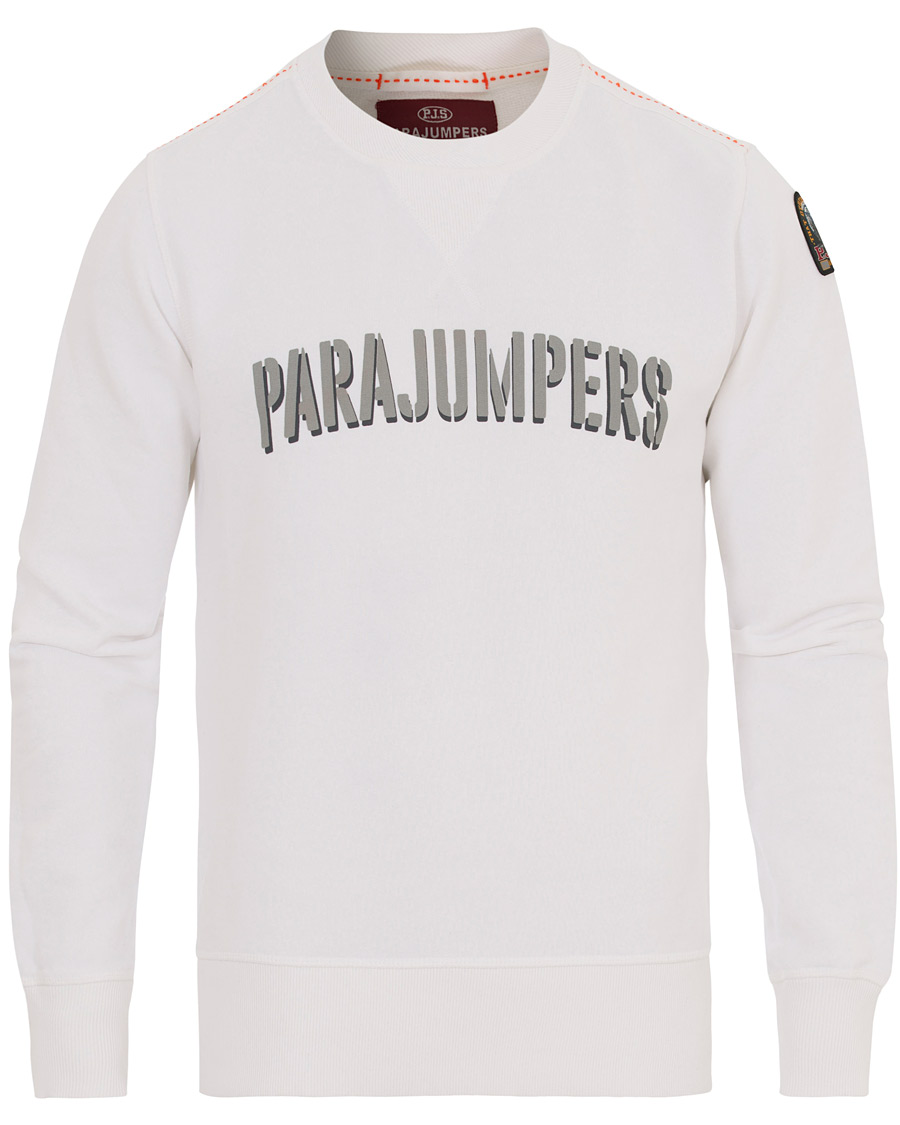 Herr | Tröjor | Parajumpers | Caleb Crew Neck Sweatshirt White