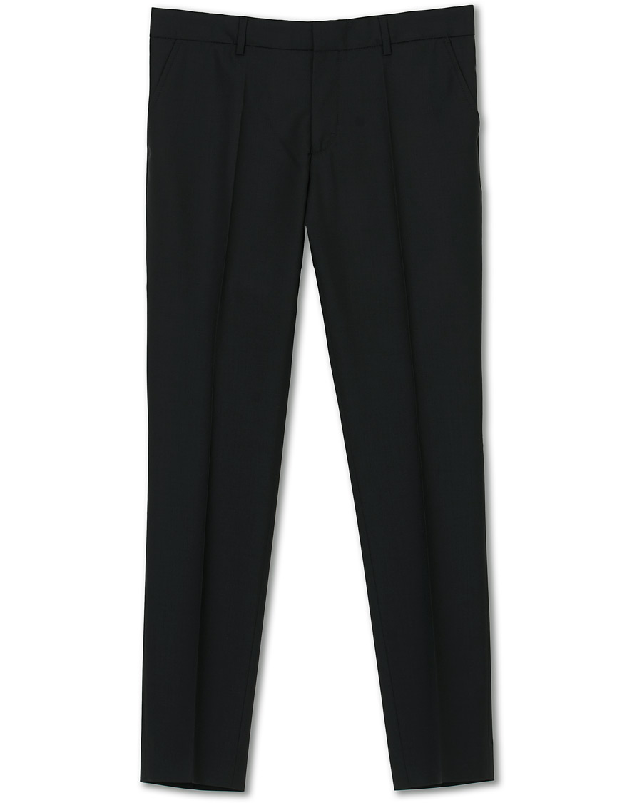 Herr | Byxor | Filippa K | Liam Cool Wool Slacks Black