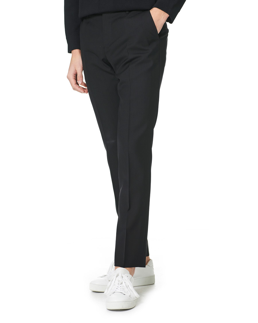 Herr | Byxor | Filippa K | Liam Cool Wool Slacks Black