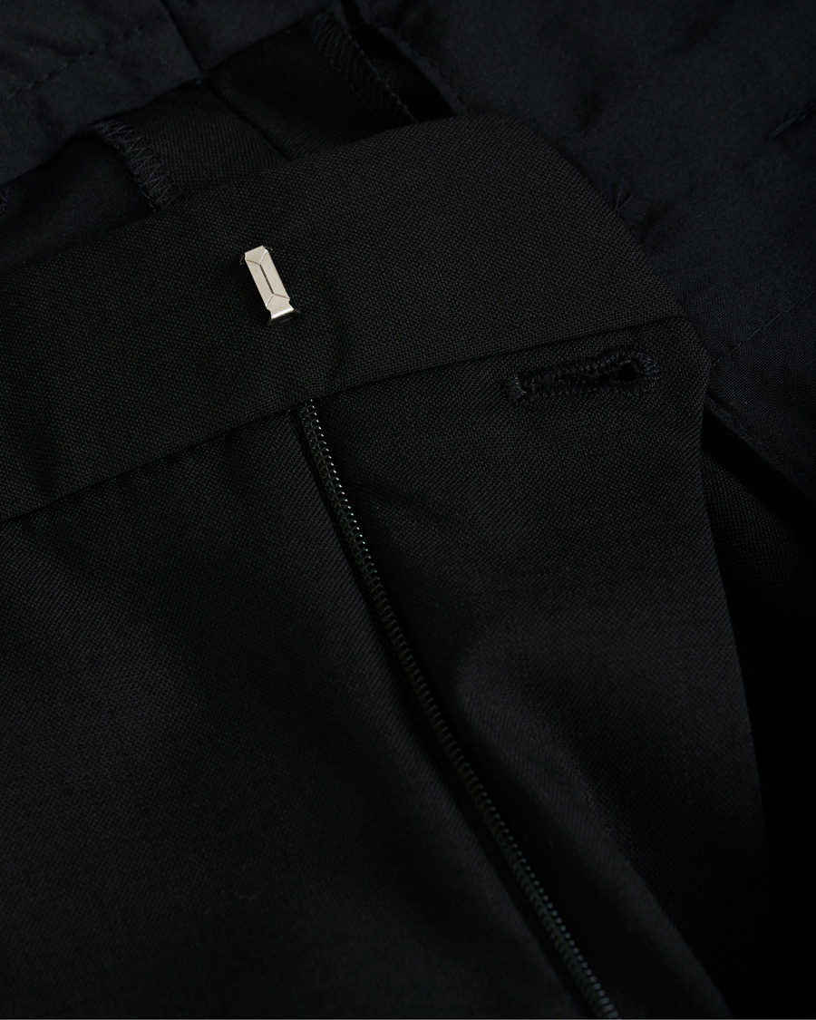 Herr | Byxor | Filippa K | Liam Cool Wool Slacks Black