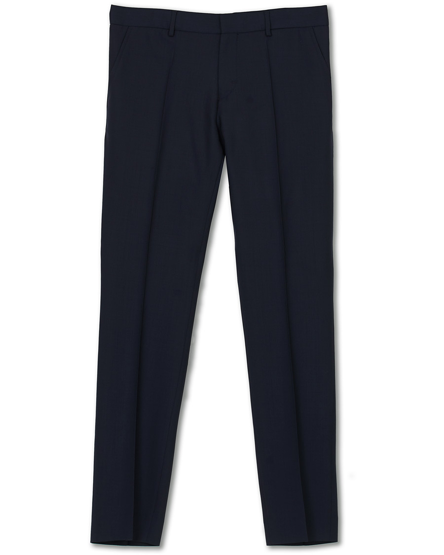 Herr | Byxor | Filippa K | Liam Cool Wool Slacks Hope Blue