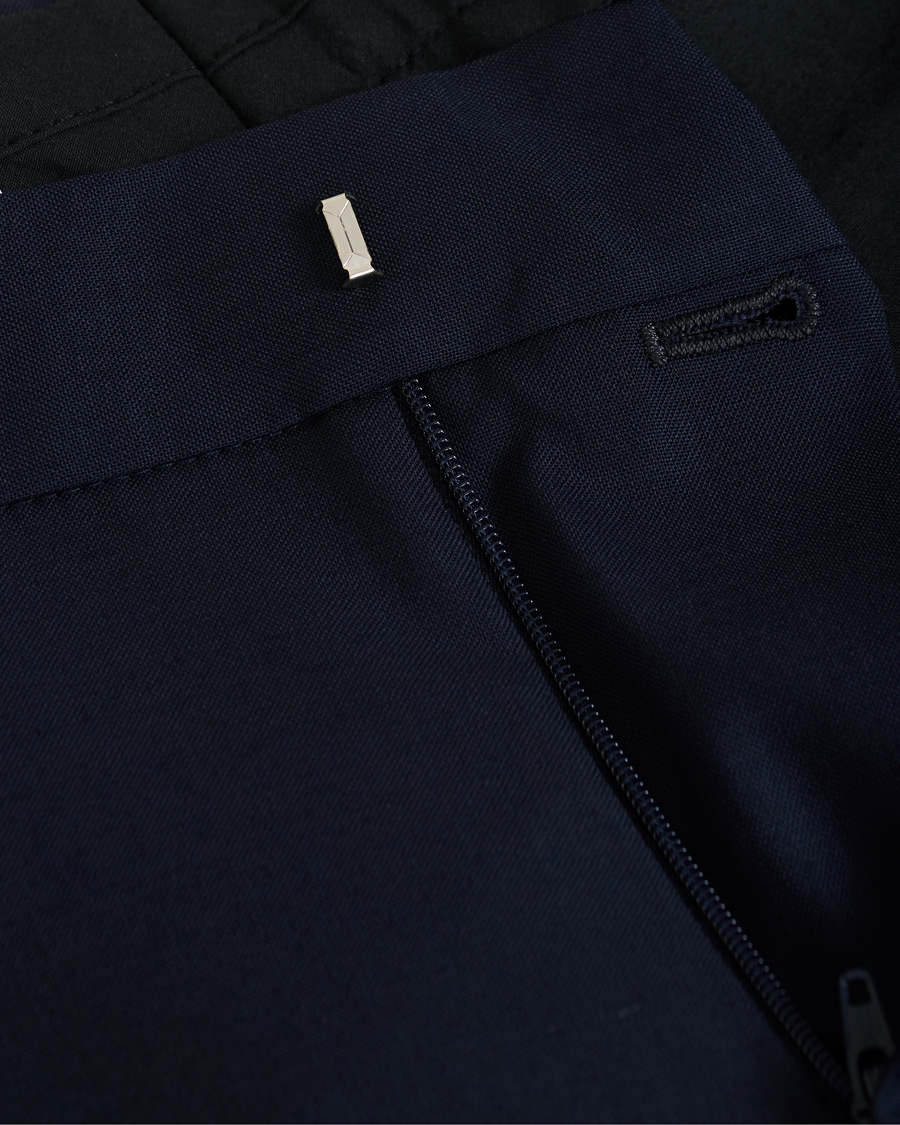 Herr | Byxor | Filippa K | Liam Cool Wool Slacks Hope Blue