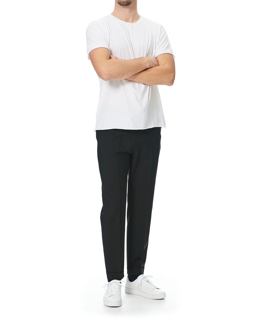 Herr | T-Shirts | Filippa K | Roll Neck Crew Neck Tee White