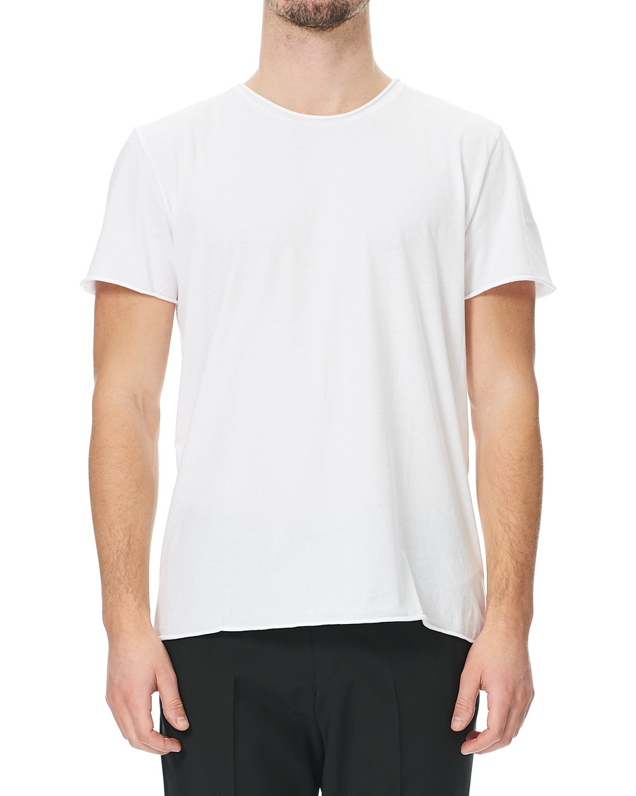 Herr | T-Shirts | Filippa K | Roll Neck Crew Neck Tee White