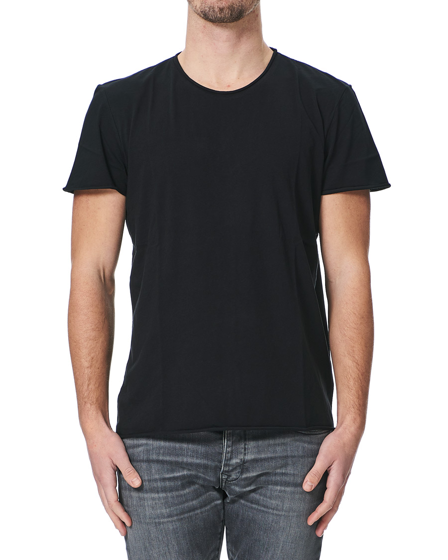 Herr | T-Shirts | Filippa K | Roll Neck Crew Neck Tee Black