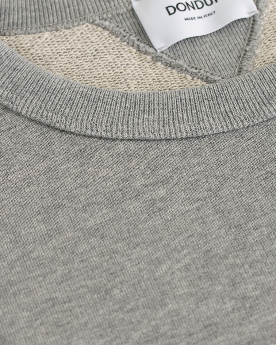 Herr | Tröjor | Dondup | Logo Crew Neck Sweatshirt Grey