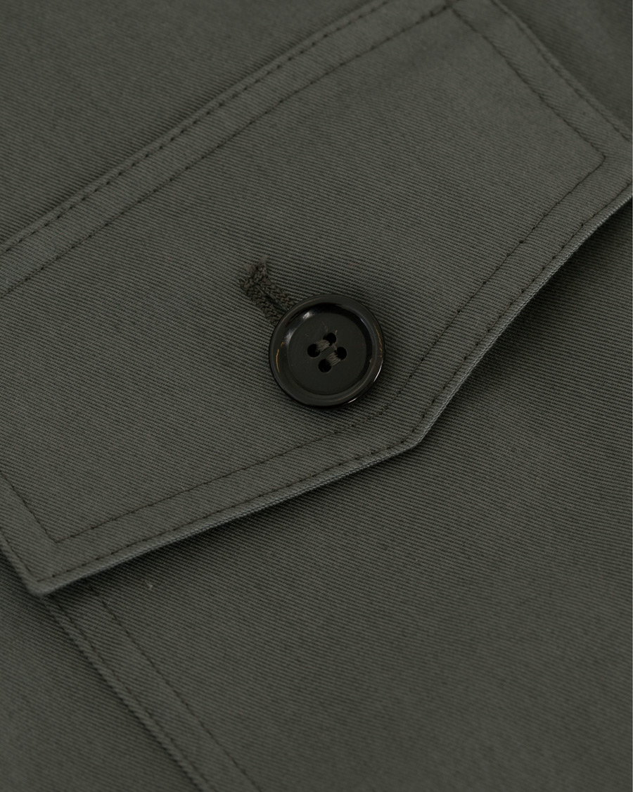 Herr | Jackor | Private White V.C. | Belted Safari Jacket Teal Green