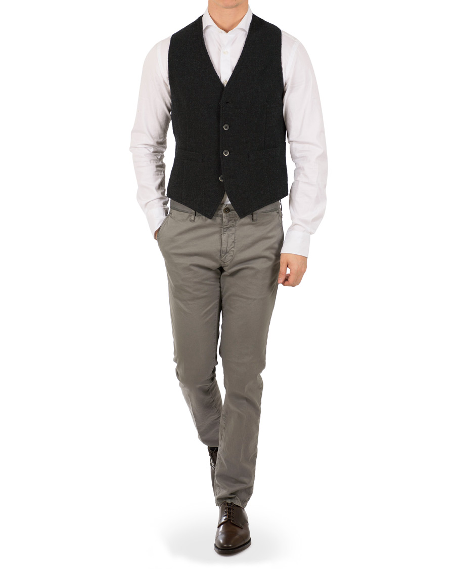 Herr | Kavajer | Barena | Molin Gilet Grué Black