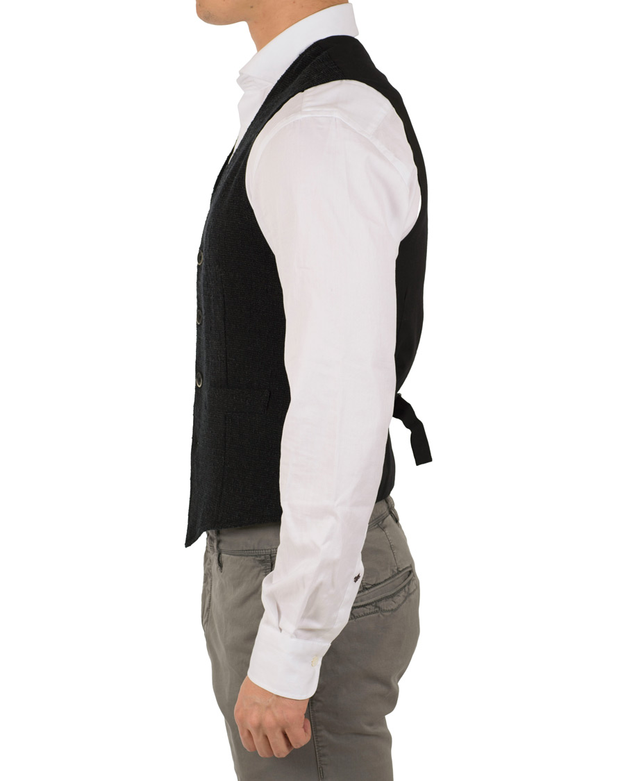 Herr | Kavajer | Barena | Molin Gilet Grué Black