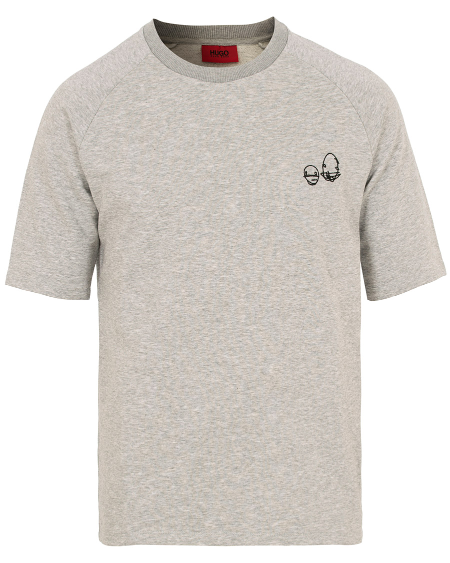 Herr | T-Shirts | HUGO | Deast Sweat Tee Grey