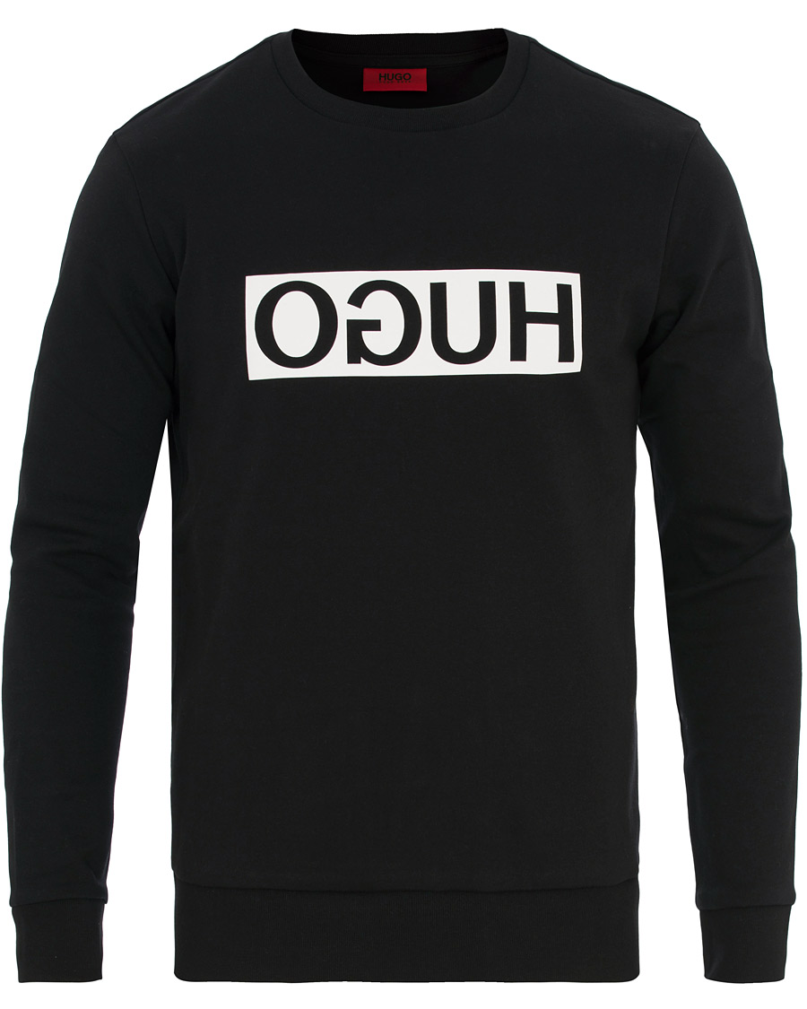 Herr | Tröjor | HUGO | Dicago Crew Neck Sweatshirt Black