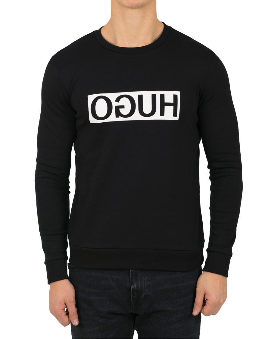 Herr | Tröjor | HUGO | Dicago Crew Neck Sweatshirt Black