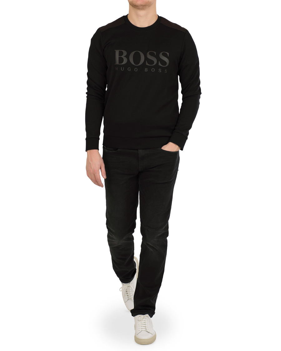 Herr | Tröjor | BOSS GREEN | BOSS Athleisure Salbo Sweatshirt Black
