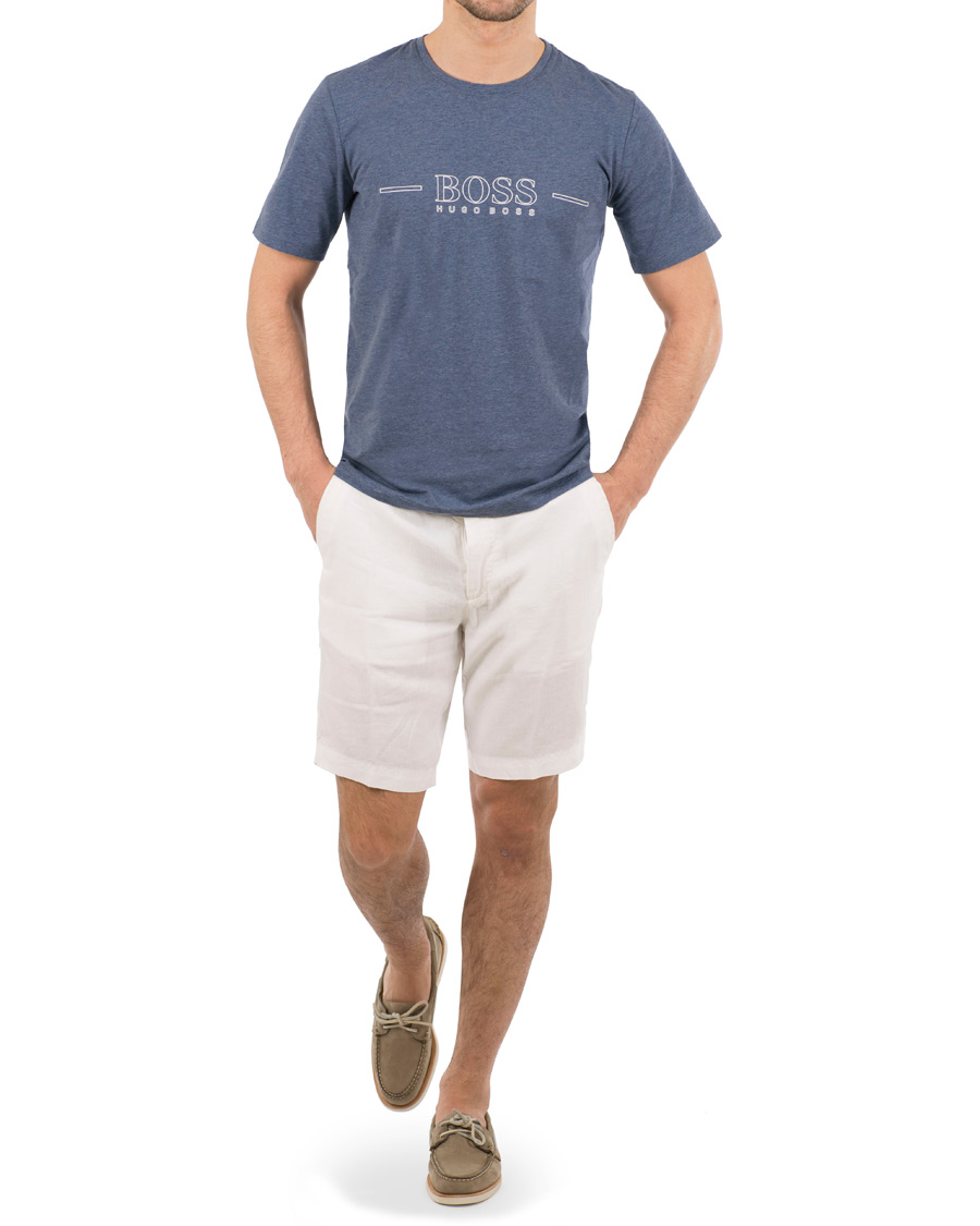 Herr | T-Shirts | BOSS BLACK | BOSS Urban Tee Open Blue