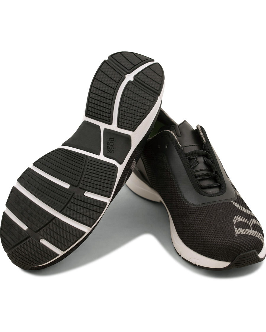 Herr | BOSS Athleisure Velocity Running Mesh Sneaker Black | BOSS GREEN | BOSS Athleisure Velocity Running Mesh Sneaker Black