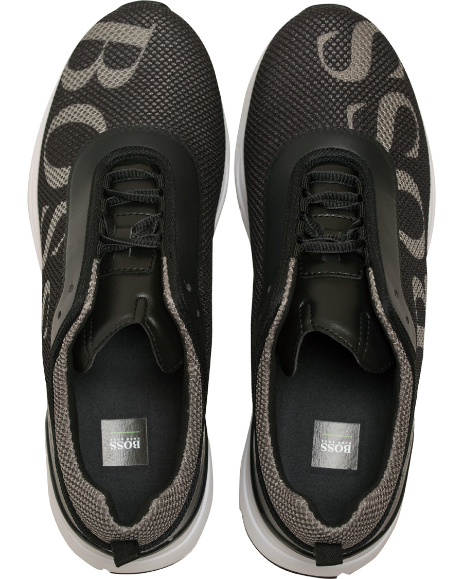 Herr | BOSS Athleisure Velocity Running Mesh Sneaker Black | BOSS GREEN | BOSS Athleisure Velocity Running Mesh Sneaker Black