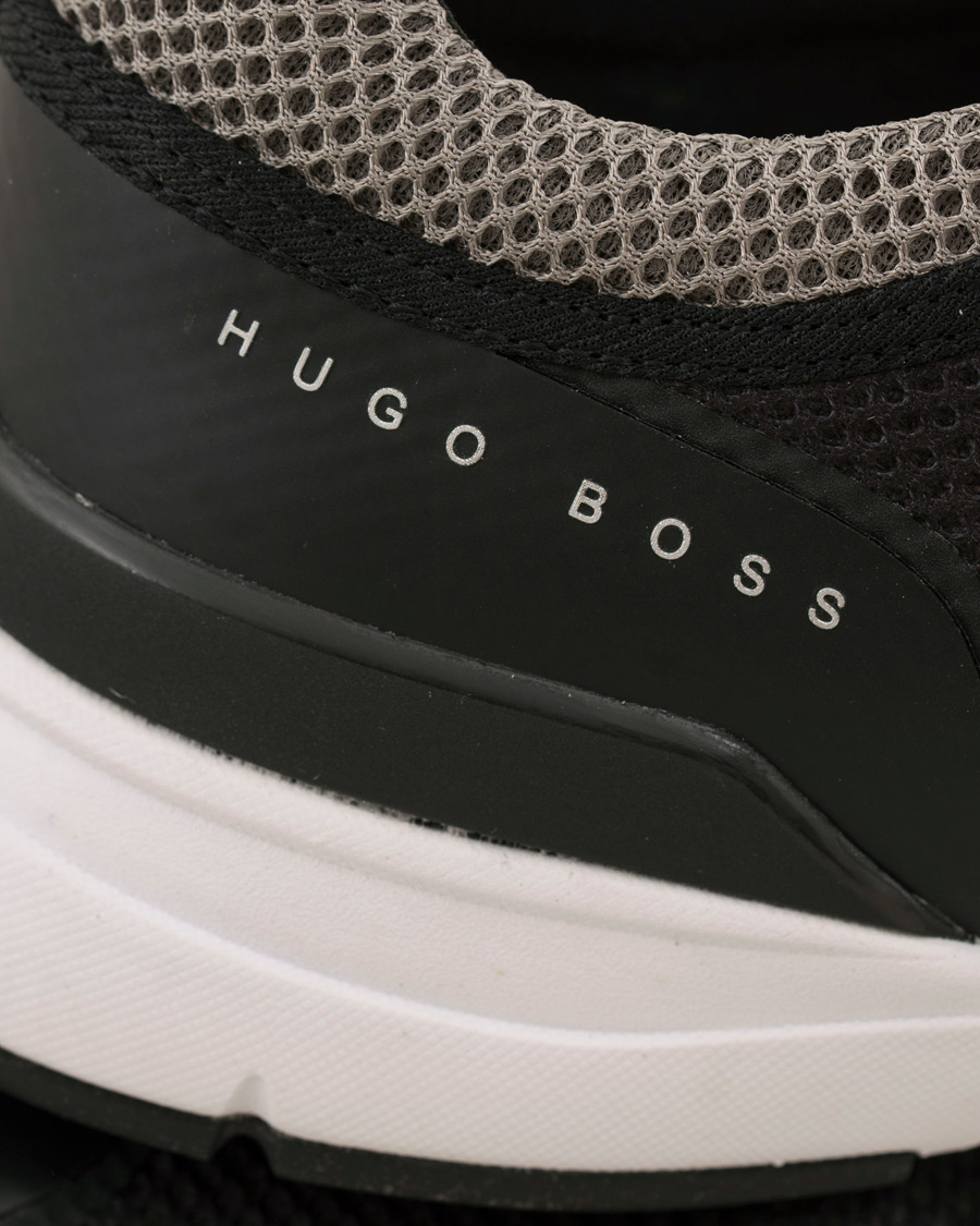 Herr | BOSS Athleisure Velocity Running Mesh Sneaker Black | BOSS GREEN | BOSS Athleisure Velocity Running Mesh Sneaker Black