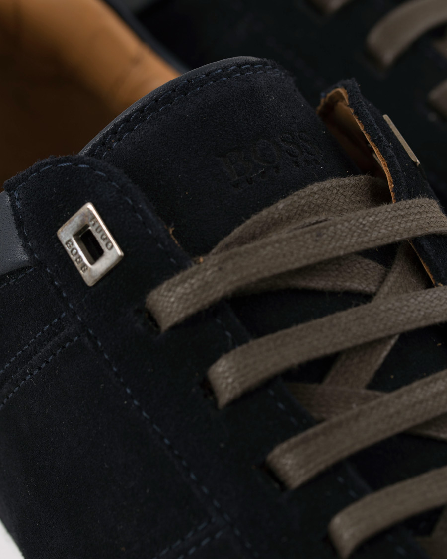 Herr | BOSS Escape Tenn Sneaker Navy Suede | BOSS BLACK | BOSS Escape Tenn Sneaker Navy Suede