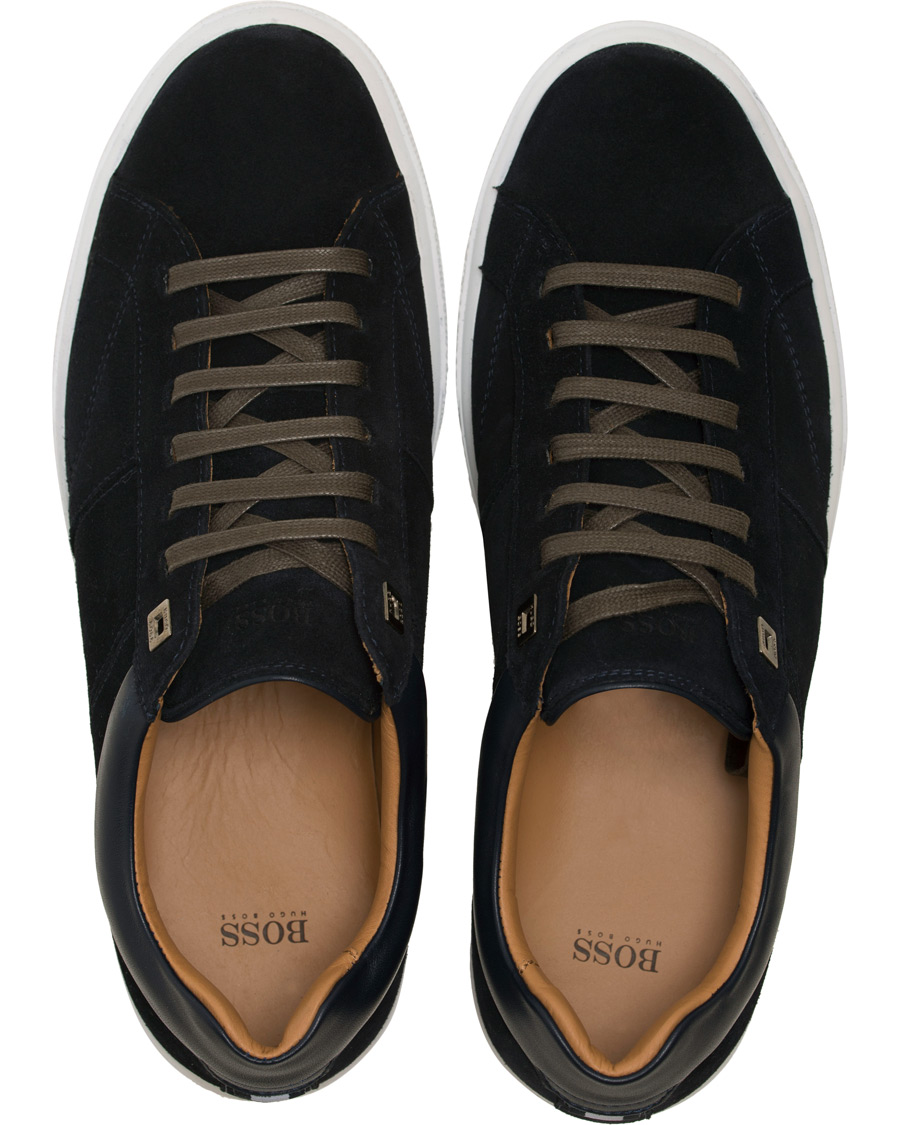 Herr | BOSS Escape Tenn Sneaker Navy Suede | BOSS BLACK | BOSS Escape Tenn Sneaker Navy Suede