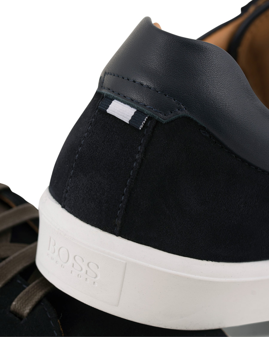 Herr | BOSS Escape Tenn Sneaker Navy Suede | BOSS BLACK | BOSS Escape Tenn Sneaker Navy Suede