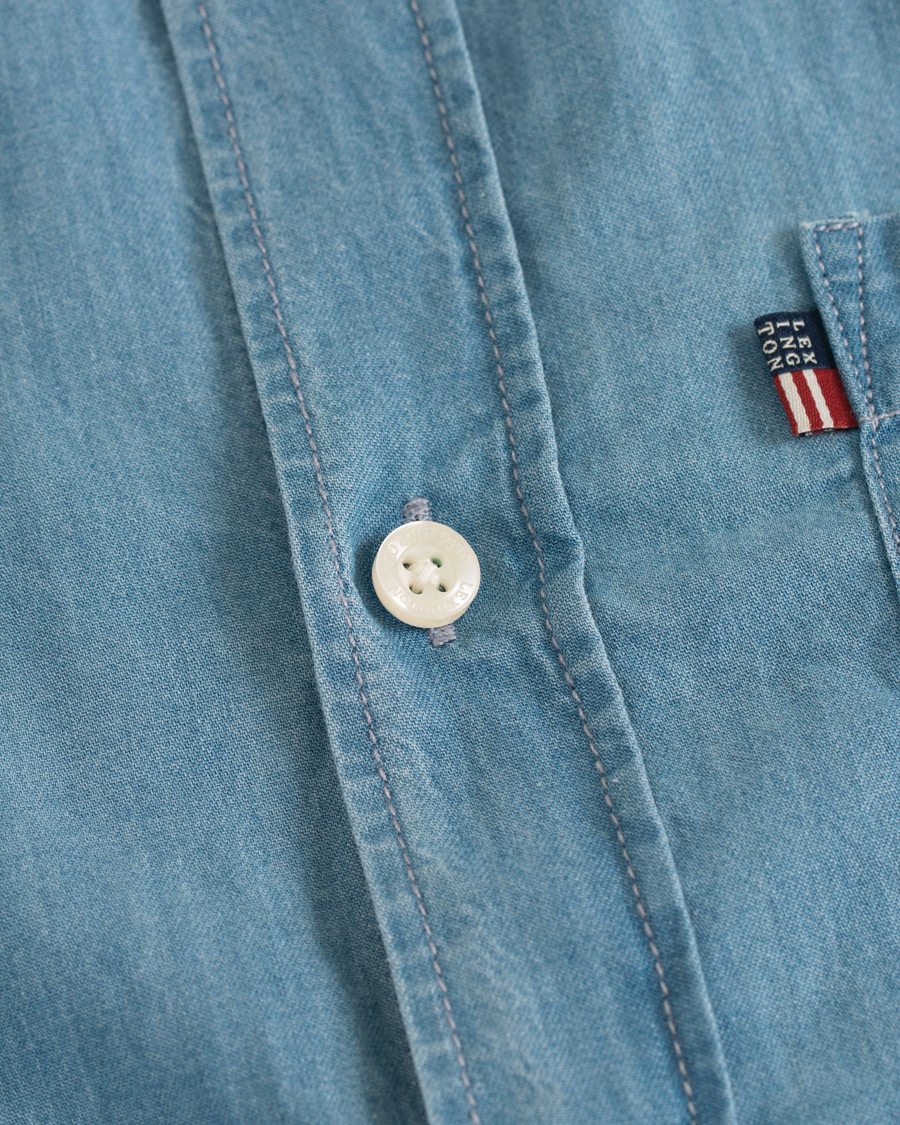 Herr | Skjortor | Lexington | Taylor Indigo Shirt Blue Denim