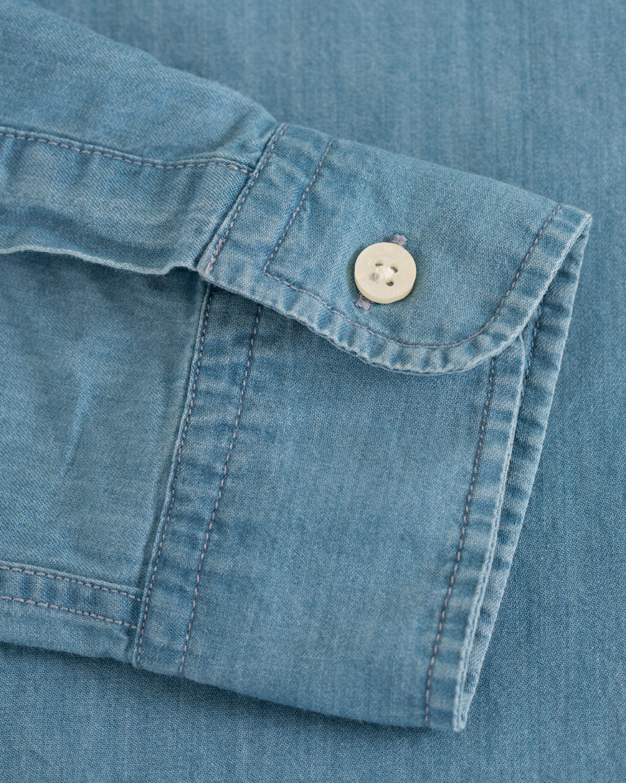 Herr | Skjortor | Lexington | Taylor Indigo Shirt Blue Denim