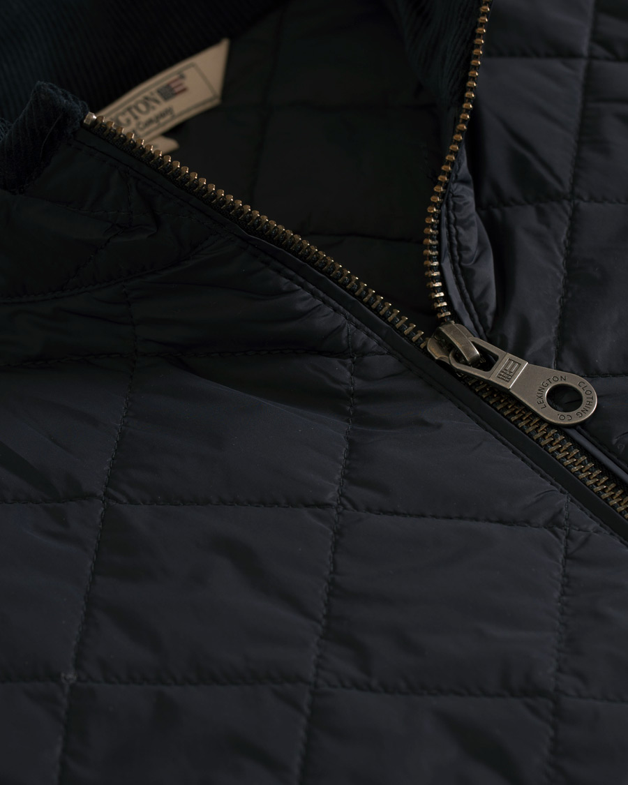 Herr | Jackor | Lexington | Gregory Quilted Vest Deepest Blue