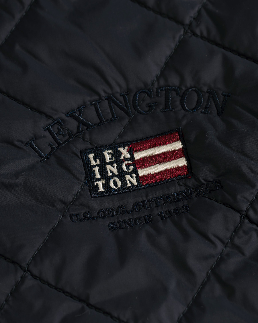 Herr | Jackor | Lexington | Gregory Quilted Vest Deepest Blue