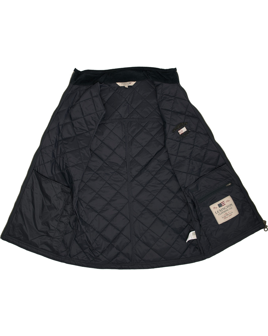 Herr | Jackor | Lexington | Gregory Quilted Vest Deepest Blue