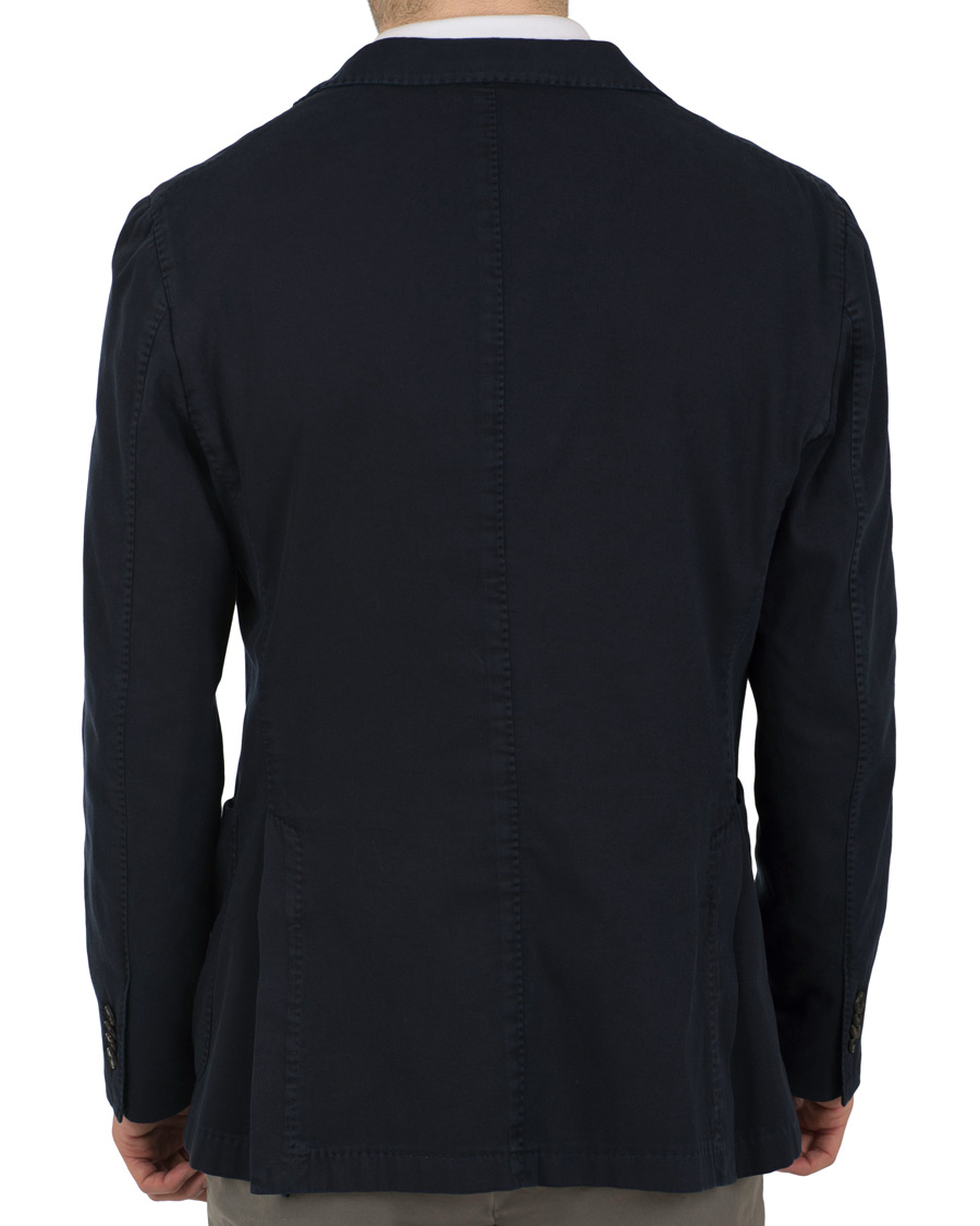 Herr | Kavajer | Boglioli | K Jacket Cotton Stretch Blazer Navy