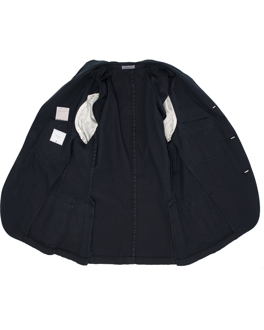Herr | Kavajer | Boglioli | K Jacket Cotton Stretch Blazer Navy