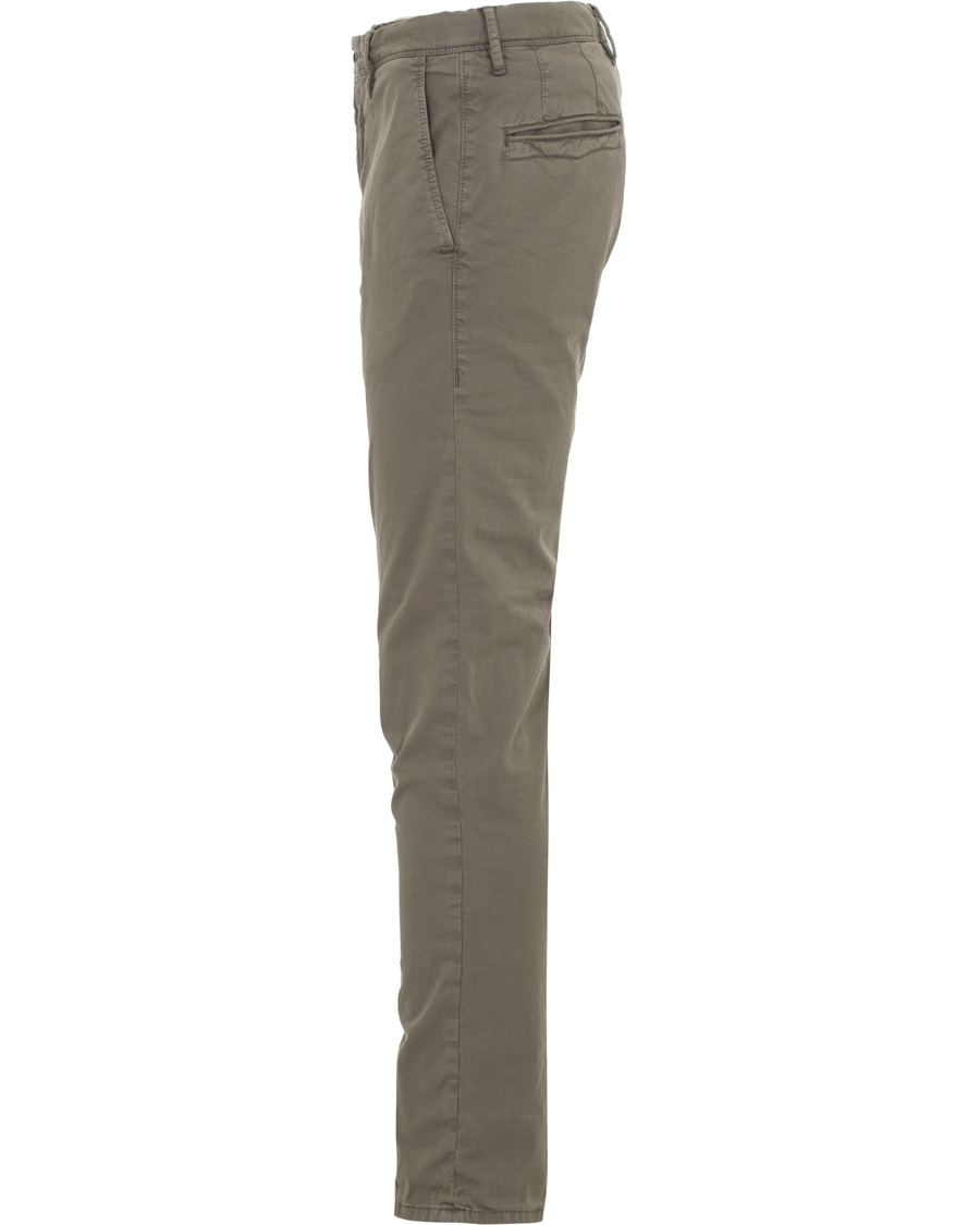 Herr | Byxor | Incotex | Slim Fit Stretch Slacks Grey