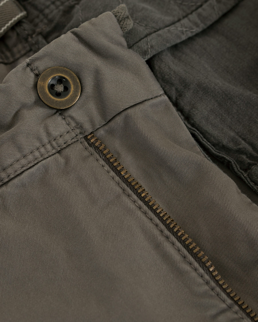 Herr | Byxor | Incotex | Slim Fit Stretch Slacks Grey