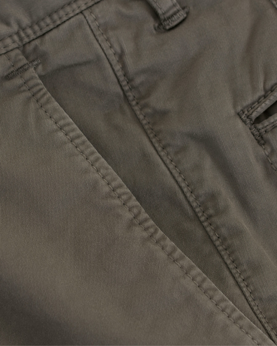 Herr | Byxor | Incotex | Slim Fit Stretch Slacks Grey
