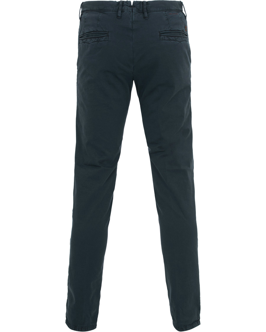 Herr | Byxor | Incotex | Slim Fit Stretch Slacks Navy