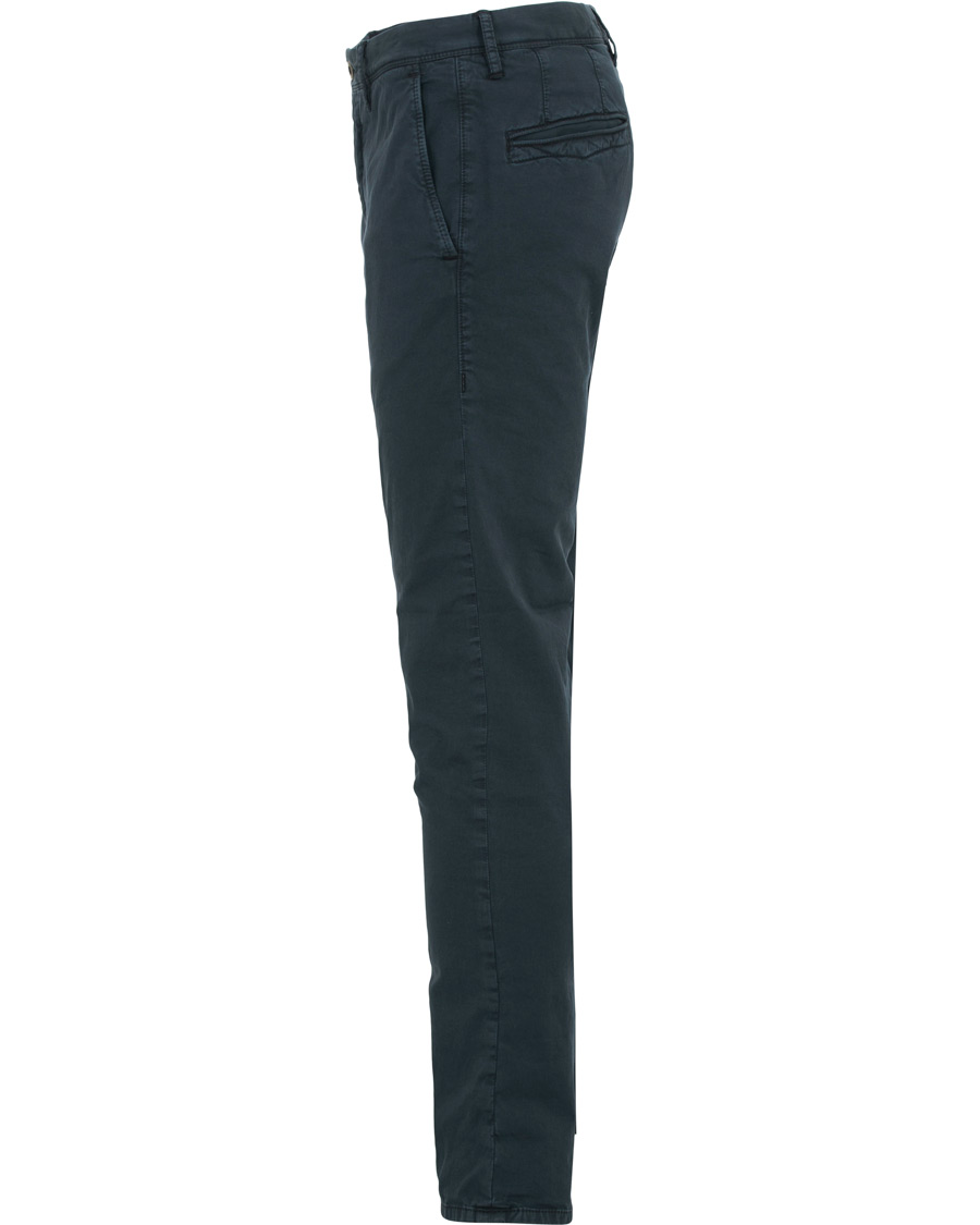 Herr | Byxor | Incotex | Slim Fit Stretch Slacks Navy