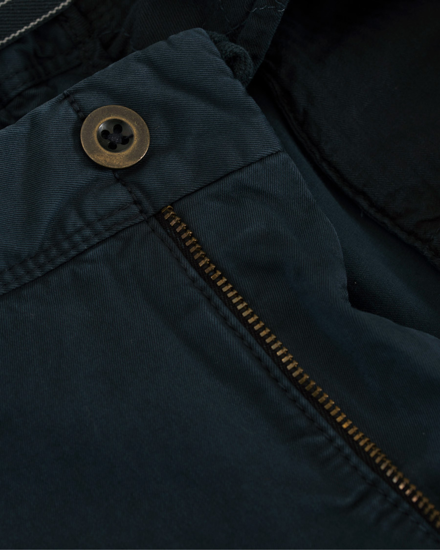 Herr | Byxor | Incotex | Slim Fit Stretch Slacks Navy
