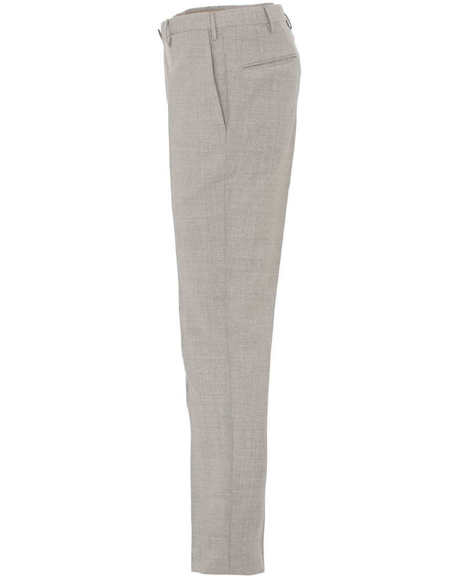 Herr | Byxor | Incotex | Slim Fit Wool Trousers Light Grey