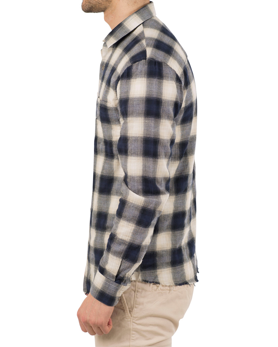 Herr | Skjortor | IRO | Namio Check Shirt Blue/White