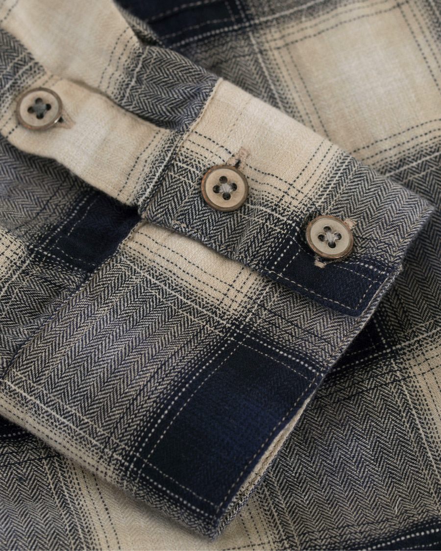 Herr | Skjortor | IRO | Namio Check Shirt Blue/White