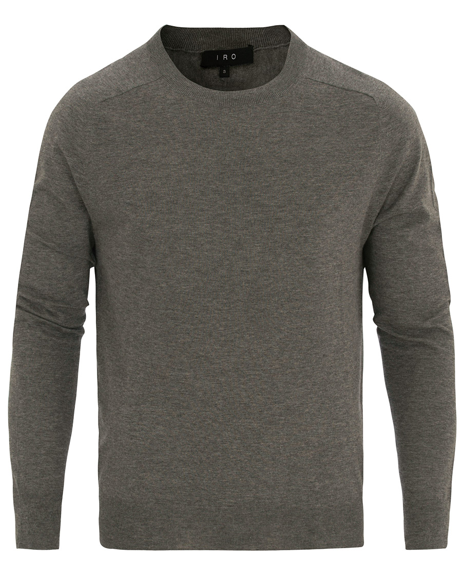 Herr | Tröjor | IRO | Locto Cotton Lightweight Sweat Light Grey