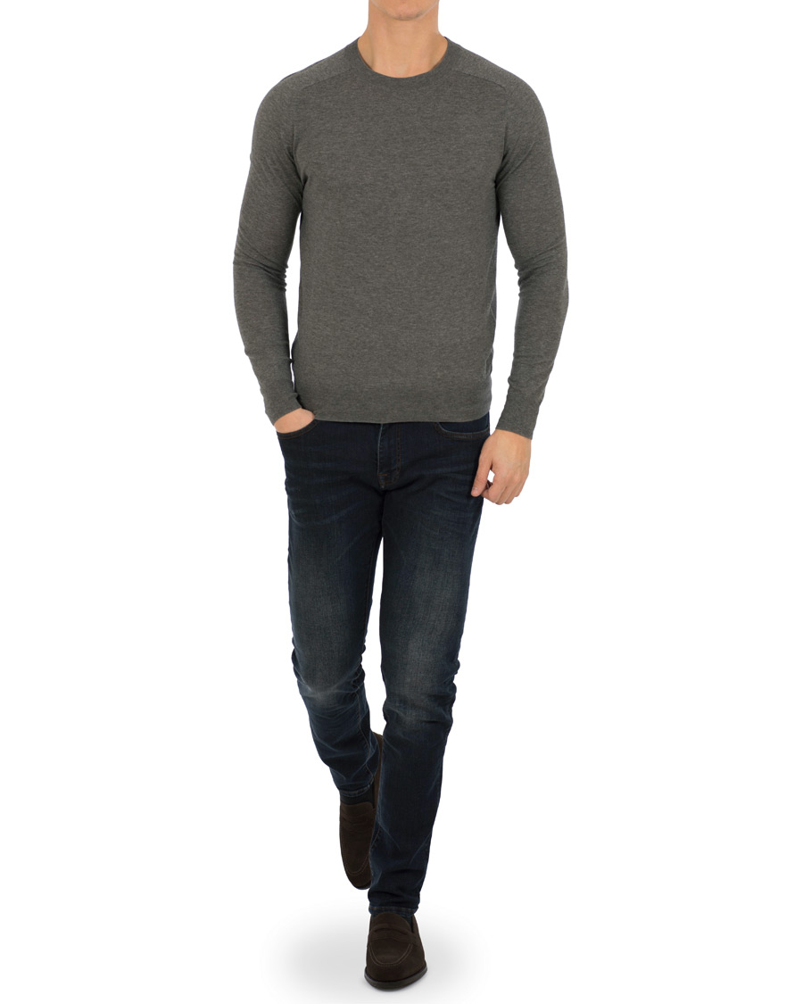 Herr | Tröjor | IRO | Locto Cotton Lightweight Sweat Light Grey