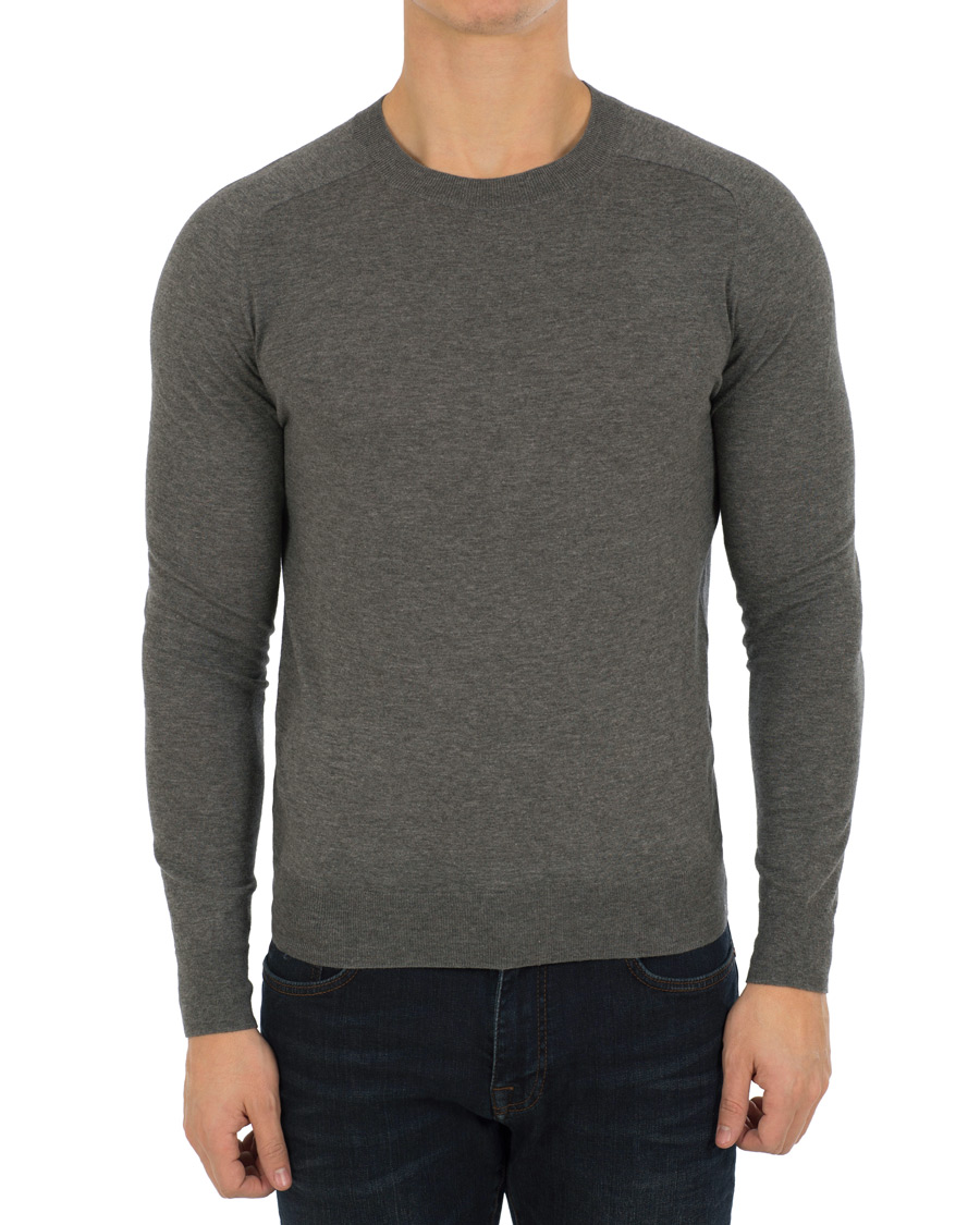 Herr | Tröjor | IRO | Locto Cotton Lightweight Sweat Light Grey