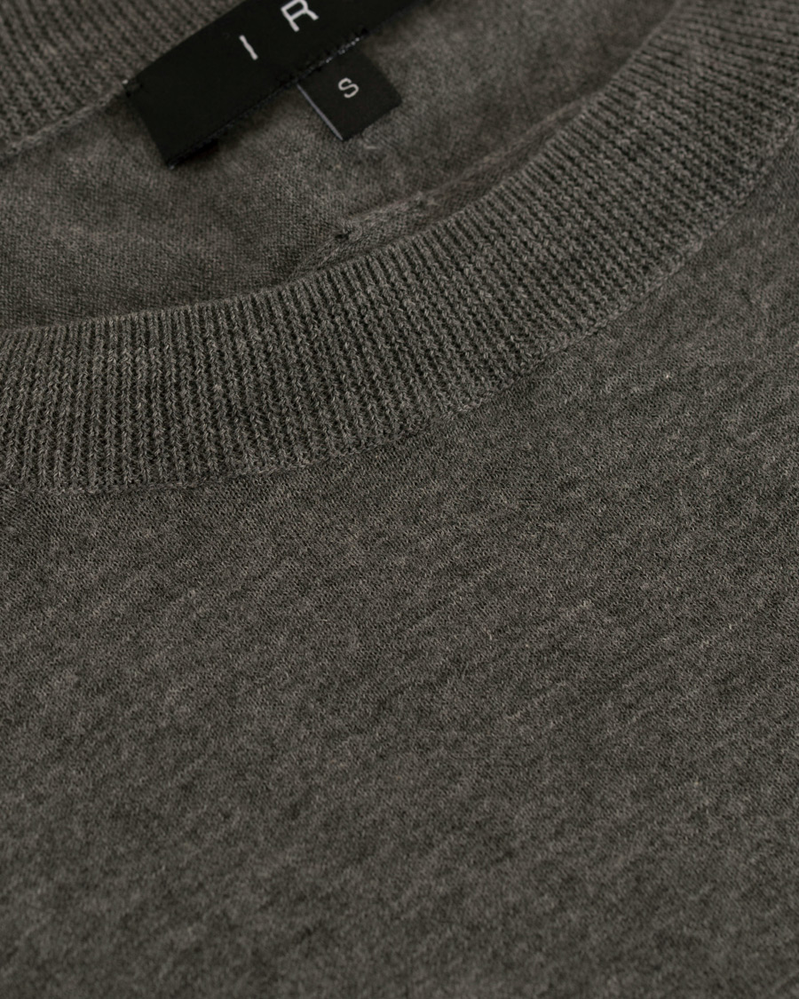 Herr | Tröjor | IRO | Locto Cotton Lightweight Sweat Light Grey